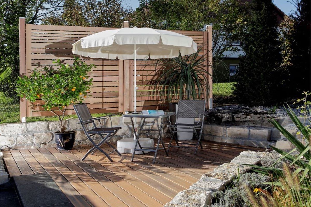 Holzterrasse